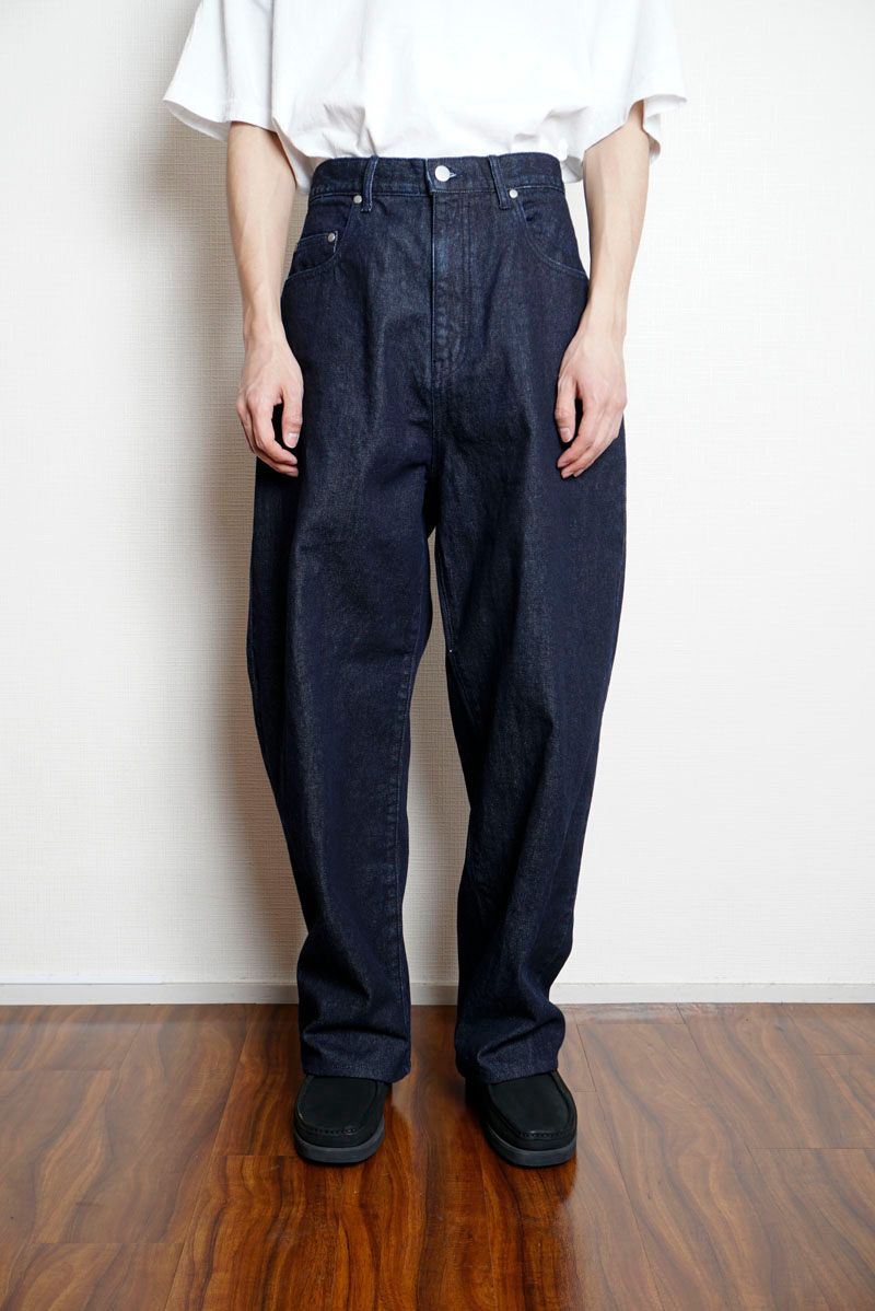 UNIVERSAL PRODUCTS - 5POCKET BUGGIE DENIM PANTS / INDIGO | Stripe