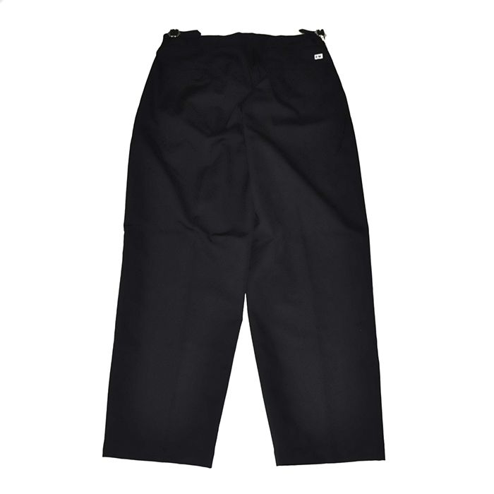 Wool Easy Trad Trousers / Black