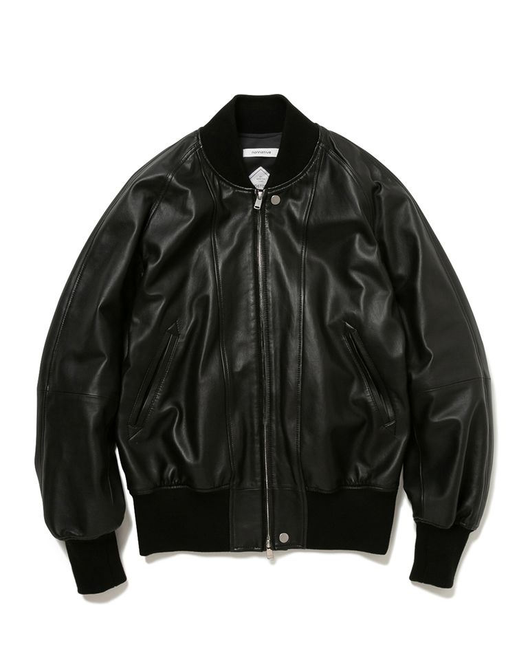 nonnative - STUDENT BLOUSON SHEEP LEATHER WITH GORE-TEX 