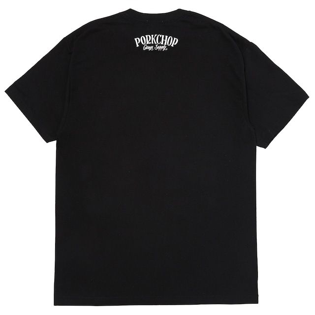 PORKCHOP 「PORK FRONT TEE 25」 　プリントティーシャツ PORKCHOP - PORK FRONT TEE 25 - WHITE / ショートスリーブT