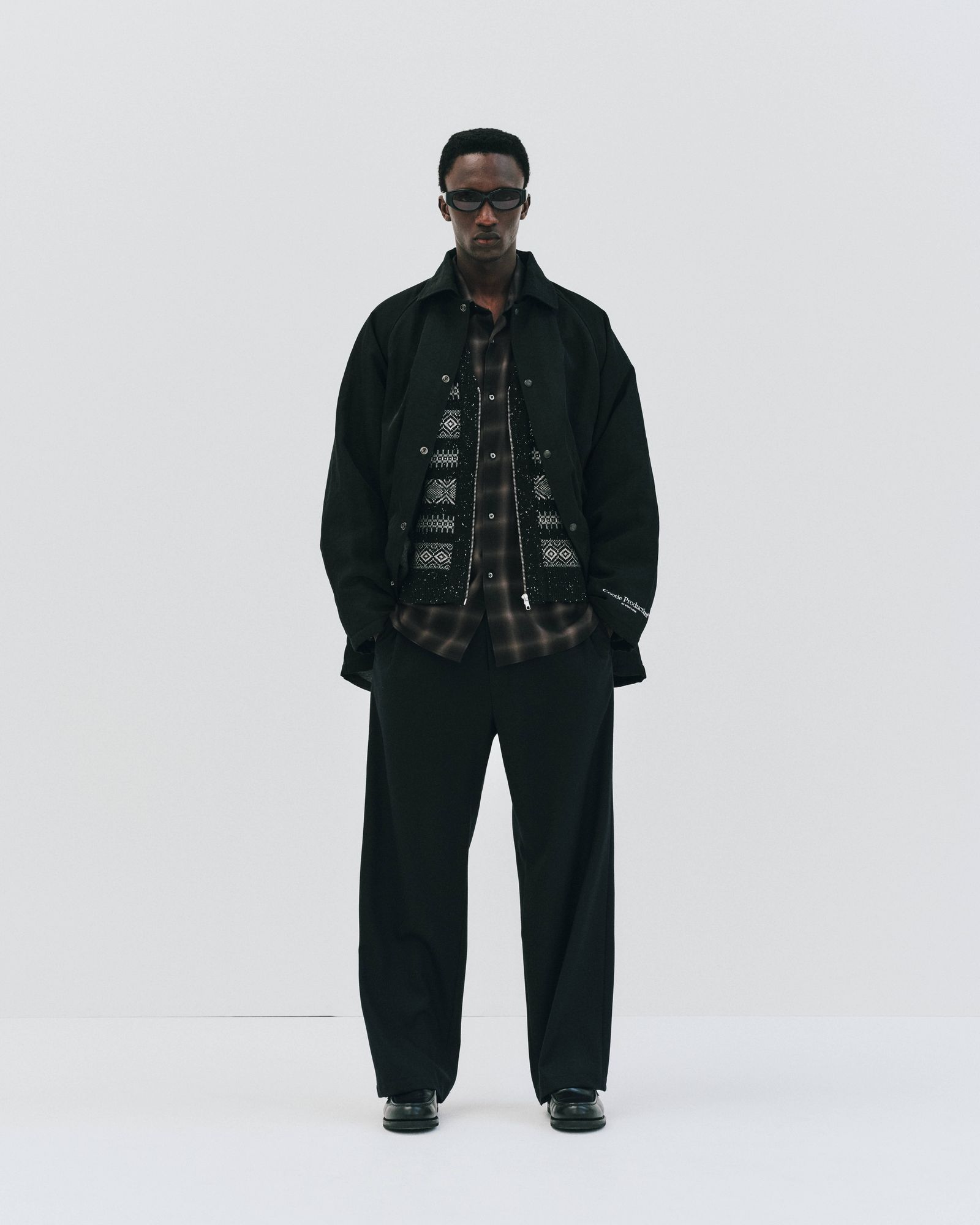 Nylon Twill Work Jacket / BLACK /  ワークジャケット