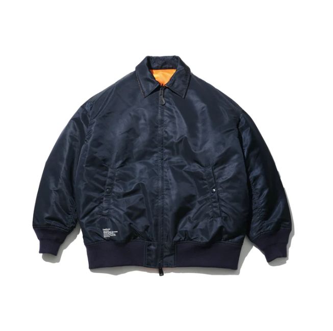 FreshService - FLIGHT NYLON REVERSIBLE SWING TOP BLOUSON / NAVY