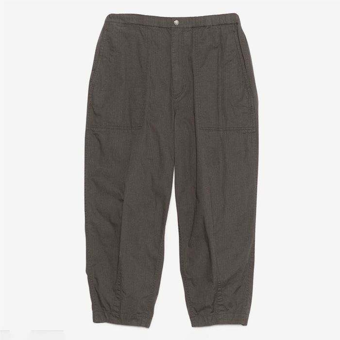 Ripstop Wide Cropped Field Pants / AH(Asphalt Gray)