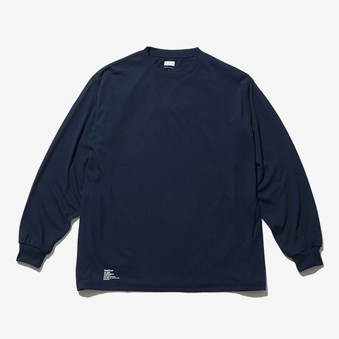 DRY JERSEY L/S CREW NECK TEE / NAVY