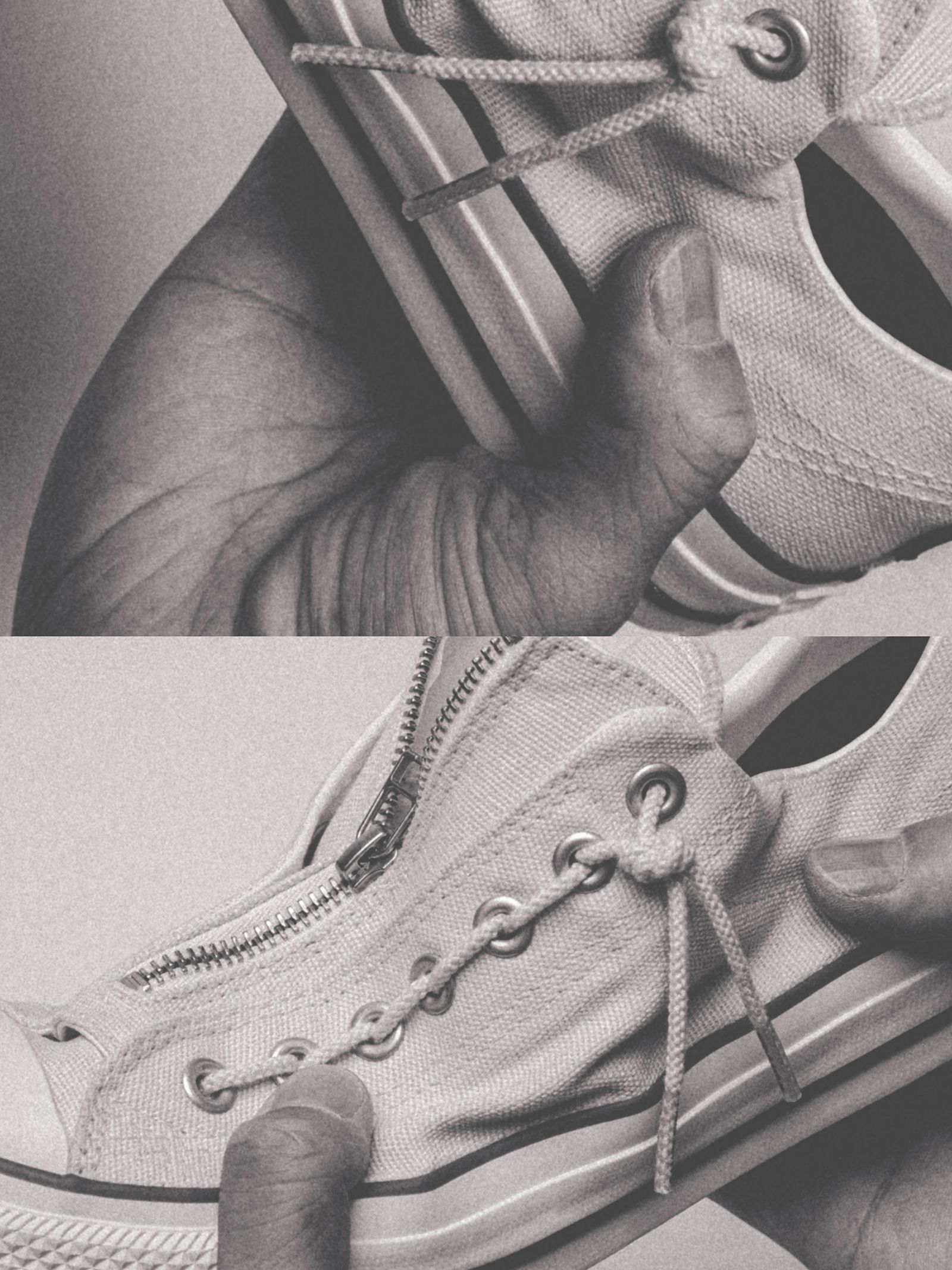 CONVERSE × nonnative ALL STAR GORE-TEX CENTERZIP OX / NN / IVORY