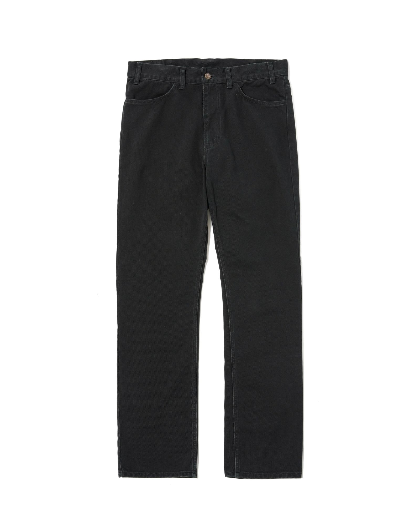 5P PANTS TWILL WASH / BLACK / ツイルパンツ
