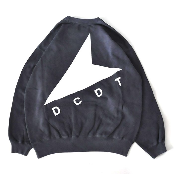 CETUS CREW NECK PIGMENT DYE / NAVY
