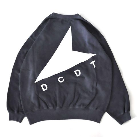 CETUS CREW NECK PIGMENT DYE / NAVY