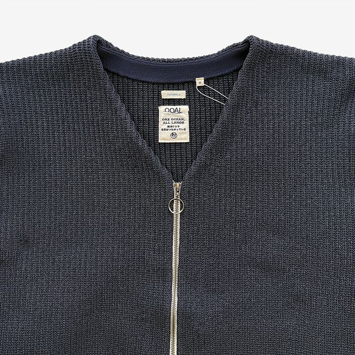 5G Zip Cardigan / N(Navy)