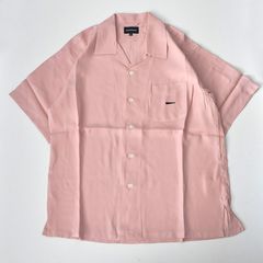 PIER OPEN COLLAR SS SHIRT / PINK