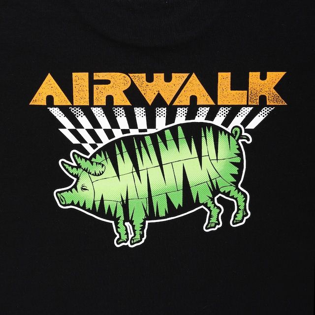AIR PORK TEE / BLACK / エアーウォークコラボ / プリントティー