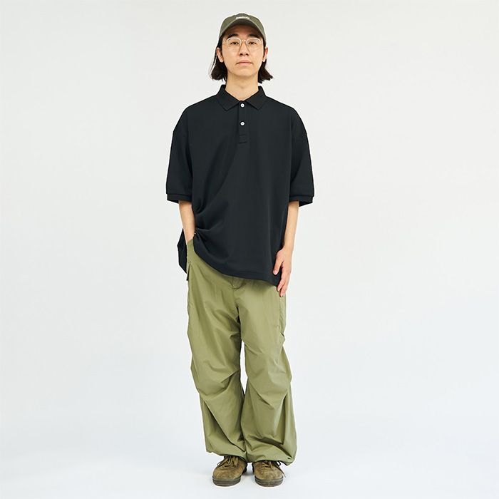 DRY PIQUE JERSEY S/S POLO / BLACK
