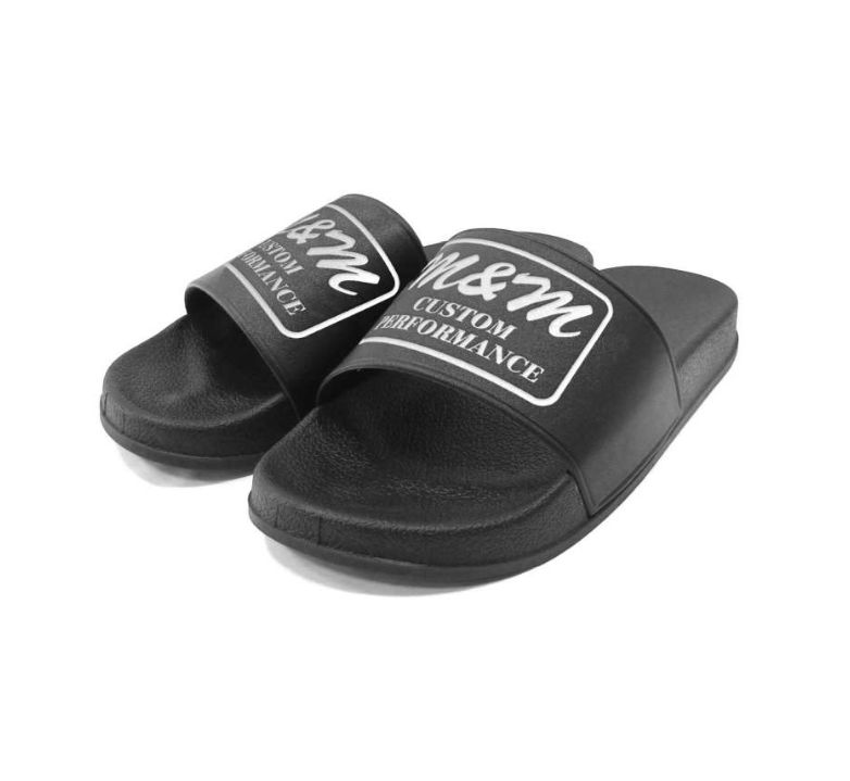 M&M CUSTOM PERFORMANCE - SANSALS / BLACK / エンボスロゴ
