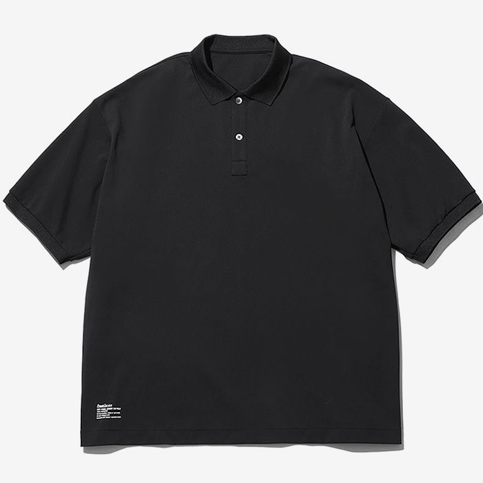 DRY PIQUE JERSEY S/S POLO / BLACK