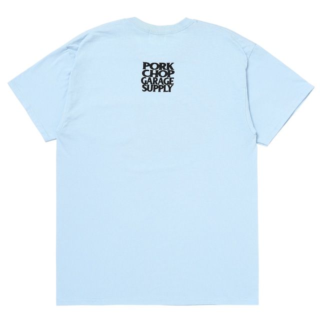 C&H LOGO POCKET TEE / LIGHT BLUE / プリント ティーシャツ