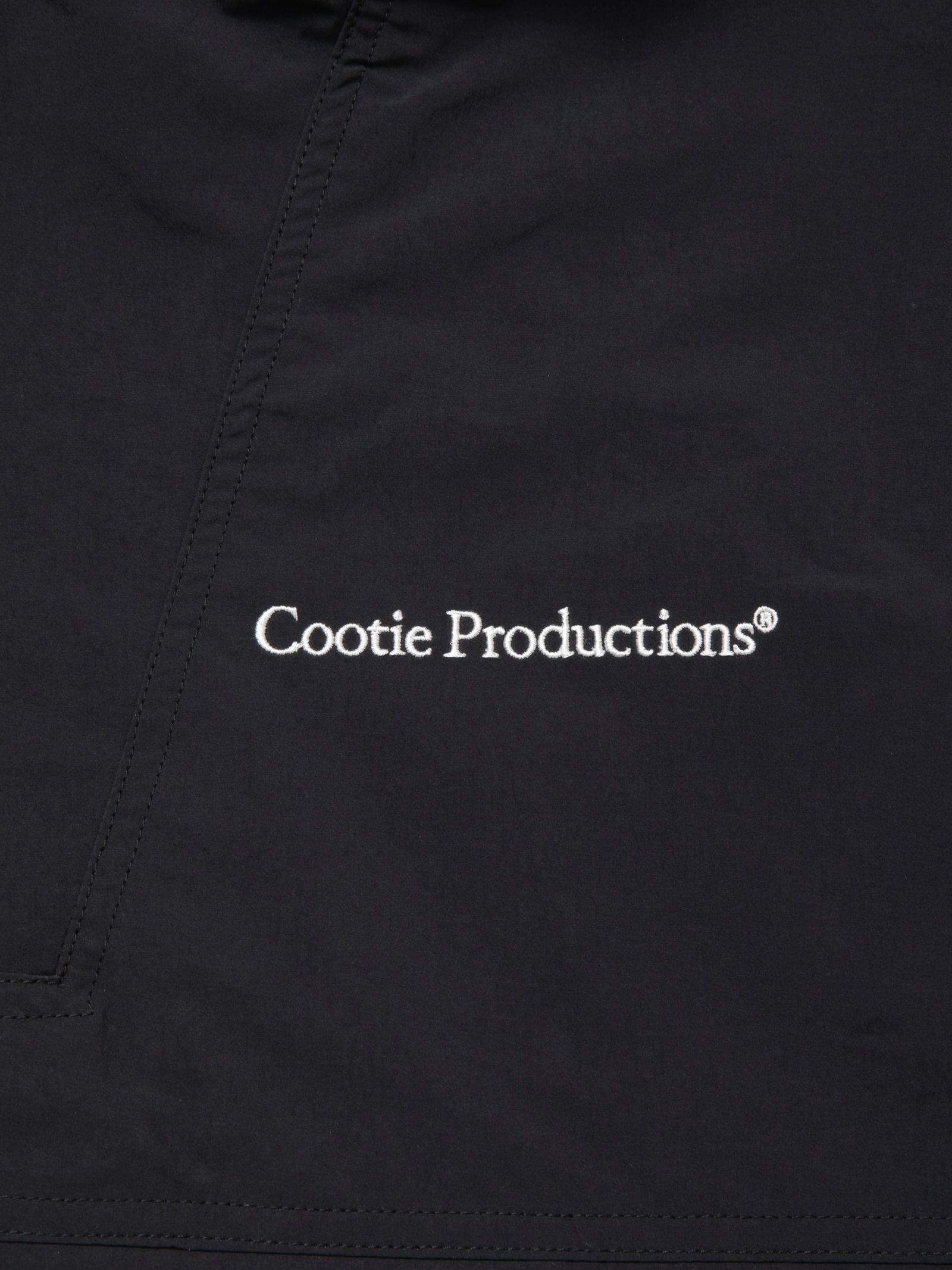 Polyester Taffeta Anorak Hoodie / BLACK /  アノラックジャケット
