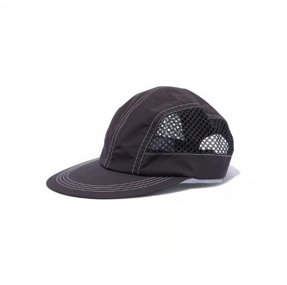 Side Mesh Long Bill Cap / BLACK /  ロングビルキャップ