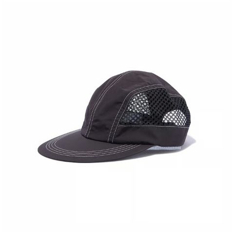 Side Mesh Long Bill Cap / BLACK /  ロングビルキャップ