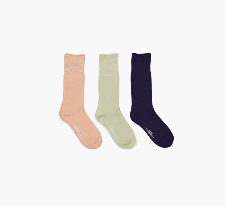 Graphpaper - Graphpaper 3-Pack Socks / Multi 2 | Stripe Online Store