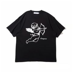 Cupid Tee / Black /  シルクスクリーンプリントティー