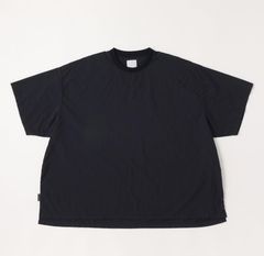 STITCHED NYLON SS TEE | NAVY