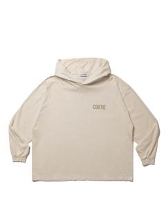 Pigment Dyed L/S Hooded Tee / IVORY /  ピグメント加工ロングスリーブティーシャツ