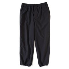 NYLON TRACK PANTS / BLACK