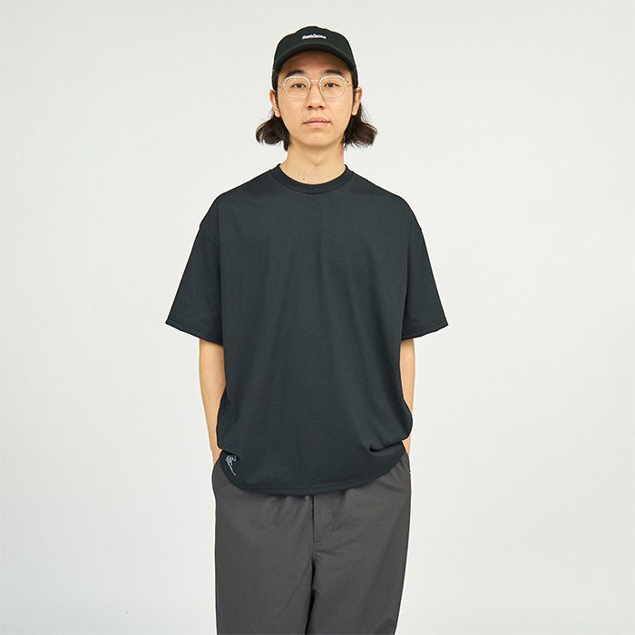 DRY JERSEY S/S CREW NECK TEE / BLACK
