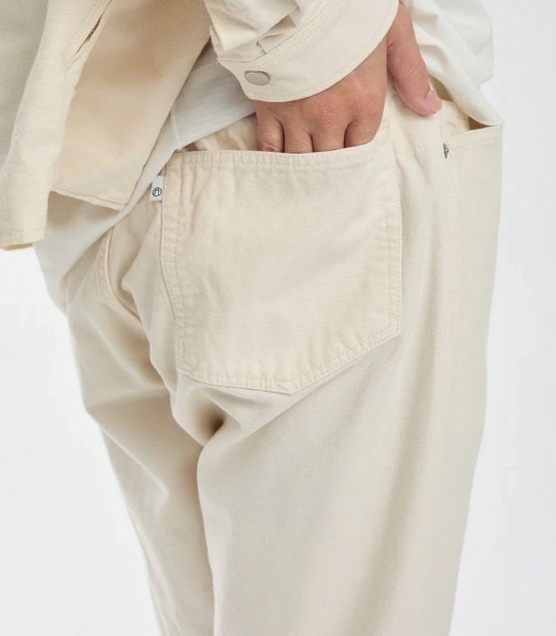 TRUCKER 5P JEANS COTTON OXFORD / NATURAL / 5ポケット パンツ