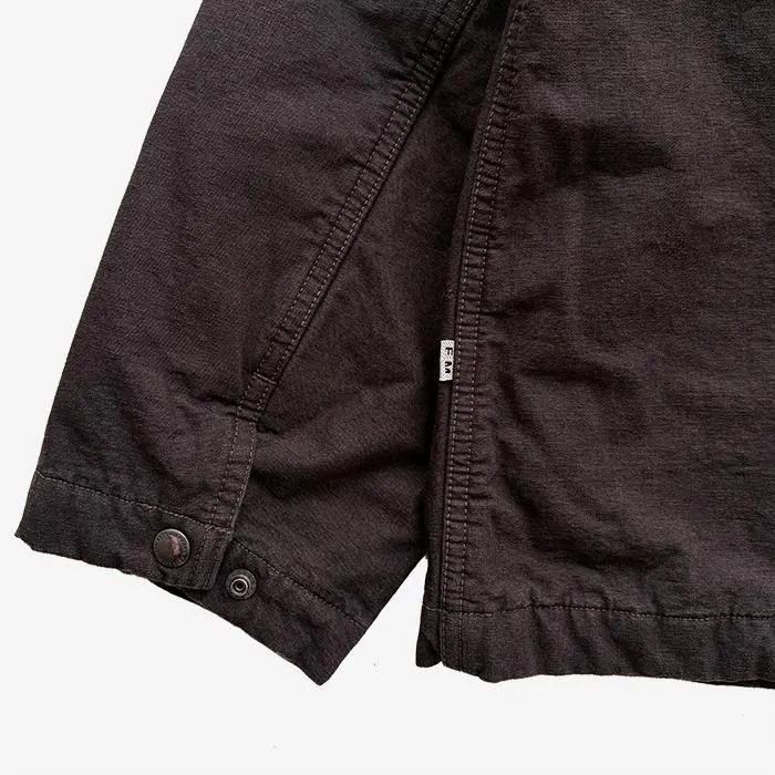 Quilted Coverall / Muddy Black