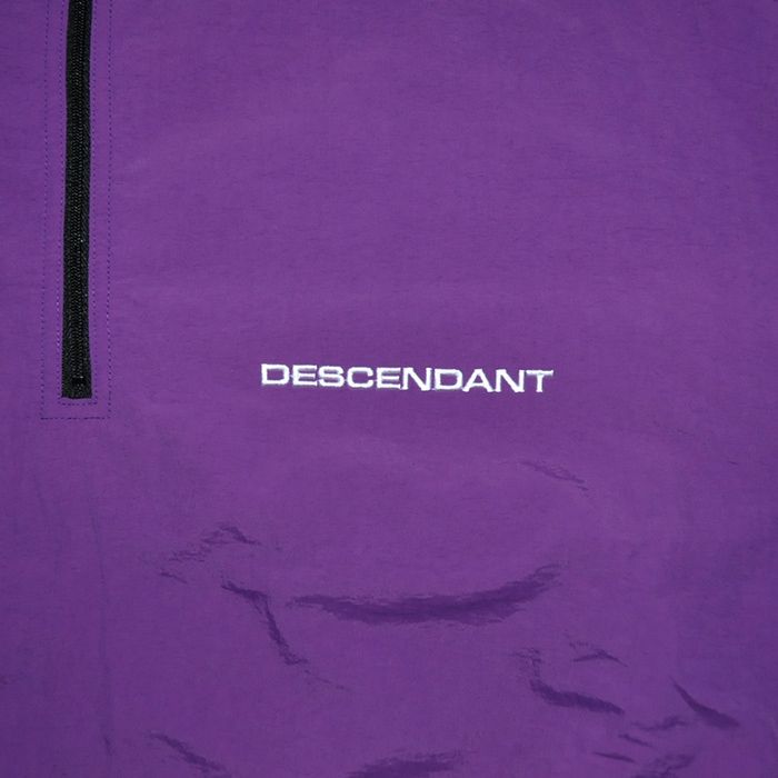 DESCENDANT - TIDE HALFZIP FLEECE LS SHIRT / PURPLE | Stripe Online Store