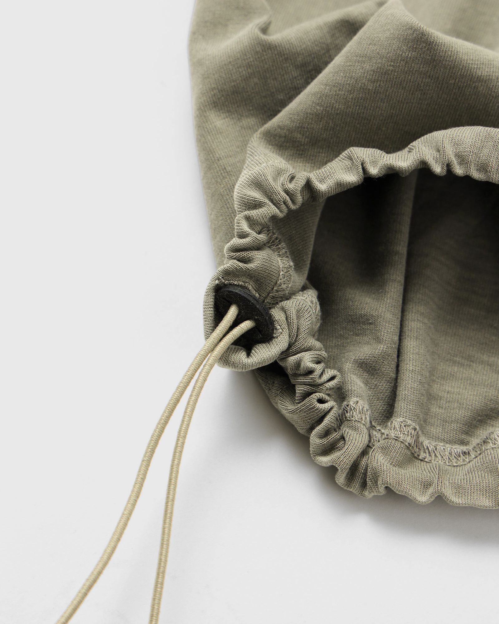 PIGMENT DYED L/S TEE / MOTTLED KHAKI