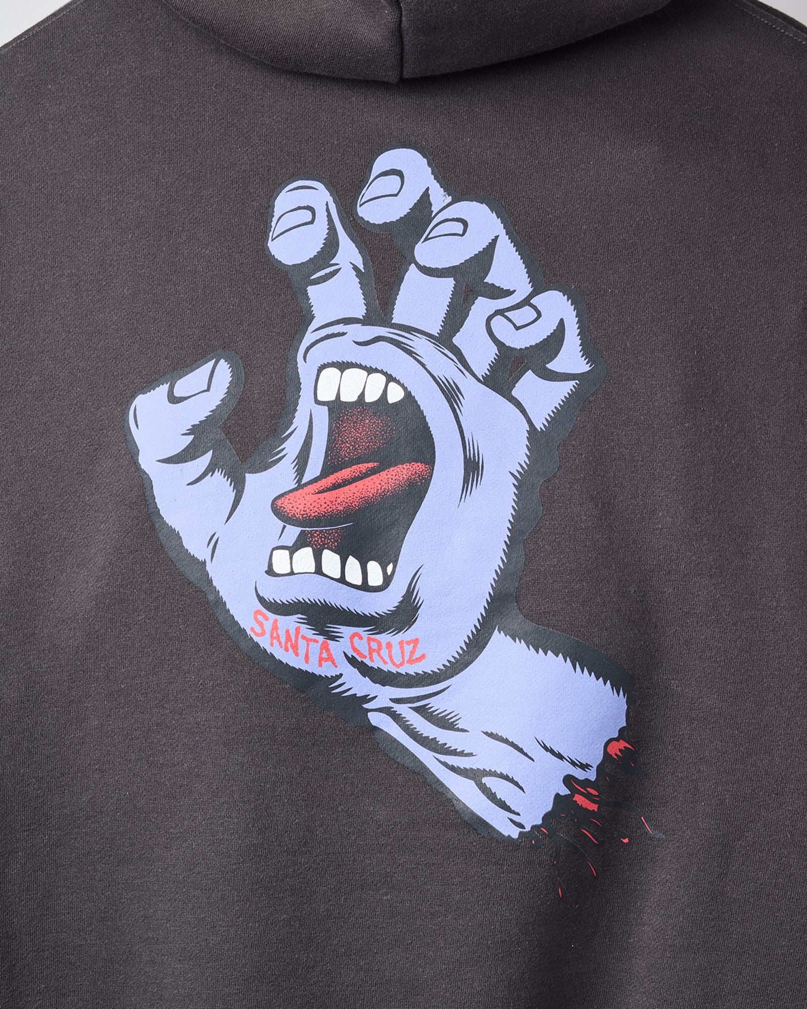 SANTA CRUZ / SCREAMING HAND HOODIE / Faded Black