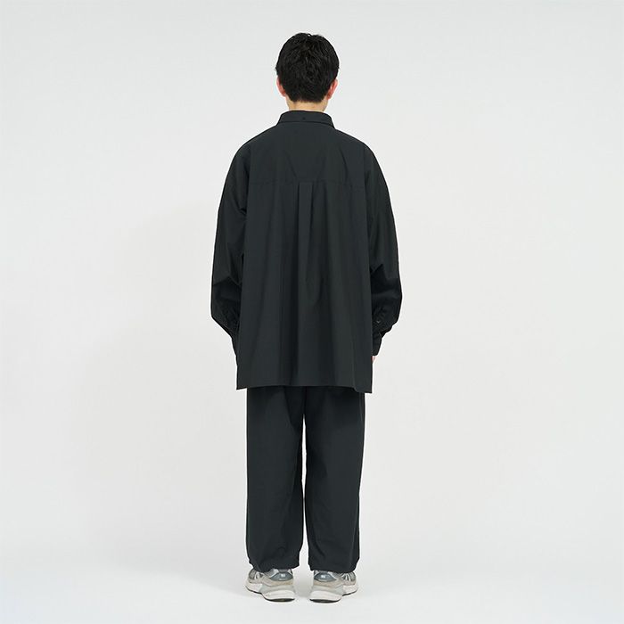SOLOTEXⓇ TYPEWRITER UTILITY L/S B.D SHIRT / BLACK