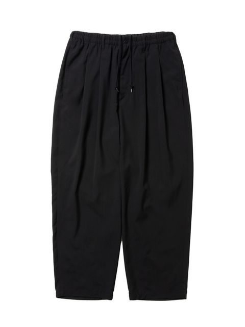 T/W 2 Tuck Easy Pants / BLACK /  ストライプイージーパンツ / CTE-25A101-PLAIN