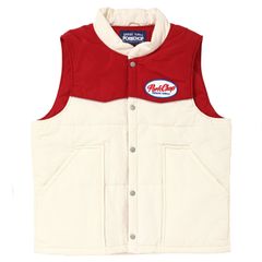 RACING VEST / BEG×RED / レーシングベスト