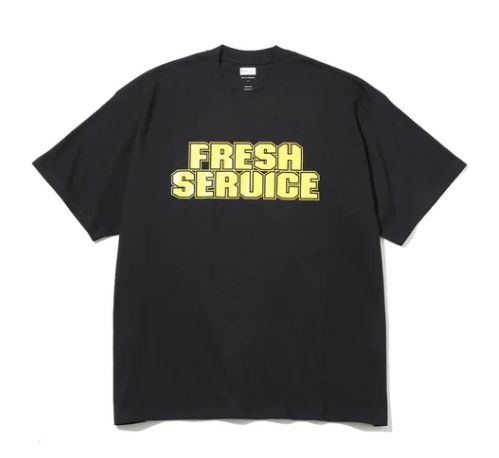 品揃え豊富で CORPORATE - FreshService PRINTED BLACK / ”MS” TEE S/S トップス