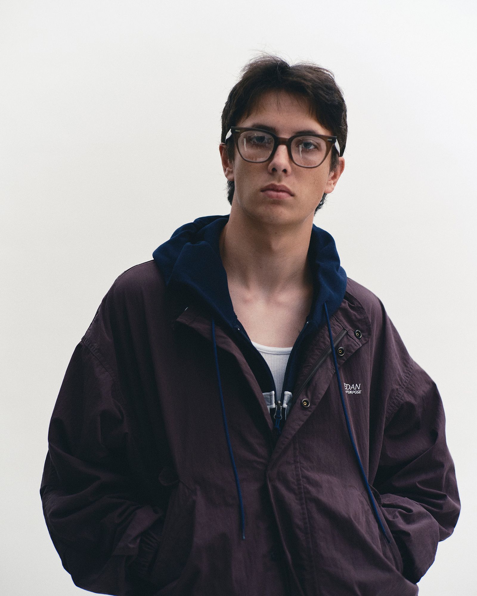 STAND COLLAR JACKET / BLACK