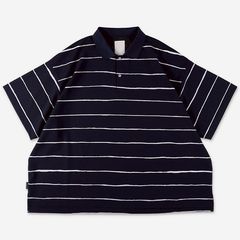 SIDE STRIPE BIG POLO | NAVY