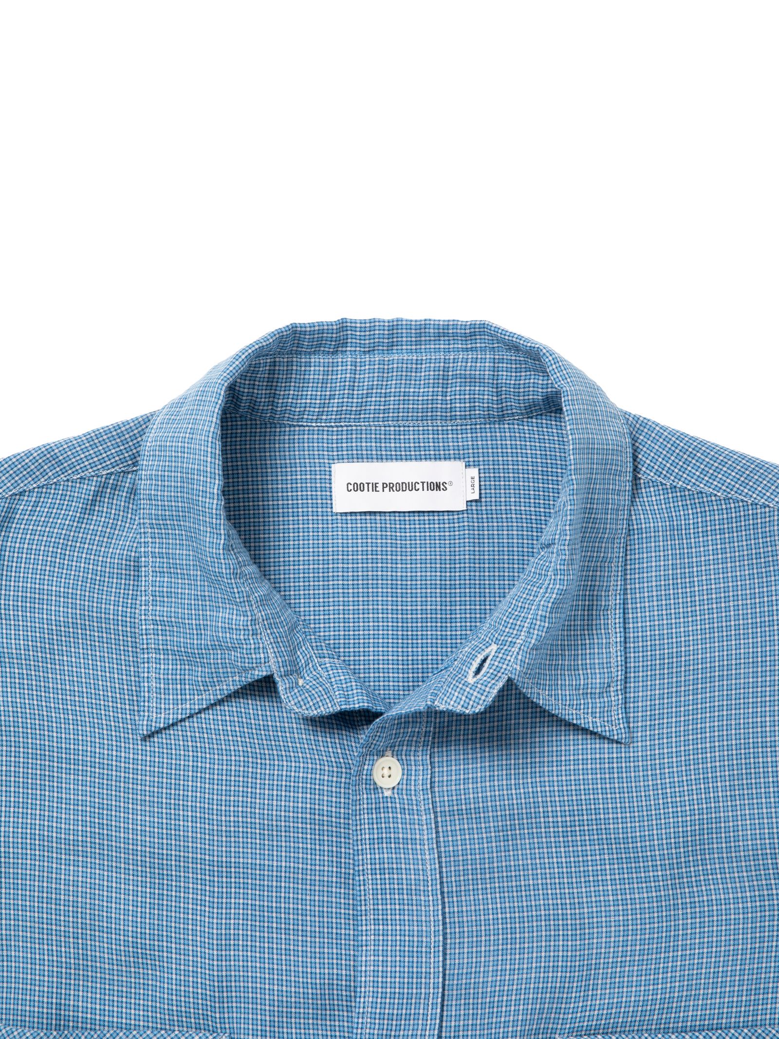 Double Gauze Check Oversized L/S Shirts / SAXE / チェックシャツ / CTE-25A410