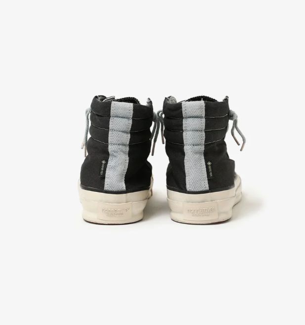 SPINGLE × nonnative DWELLER TRAINER 2 HI COTTON CANVAS OVERDYED WITH GORE-TEX / CHARCOAL