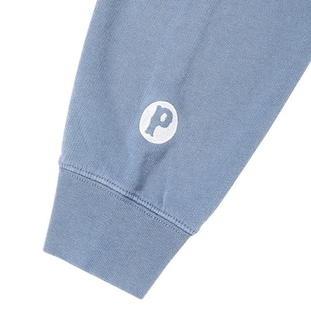RIDE HARD HOODIE / BLUE GRAY / パーカー