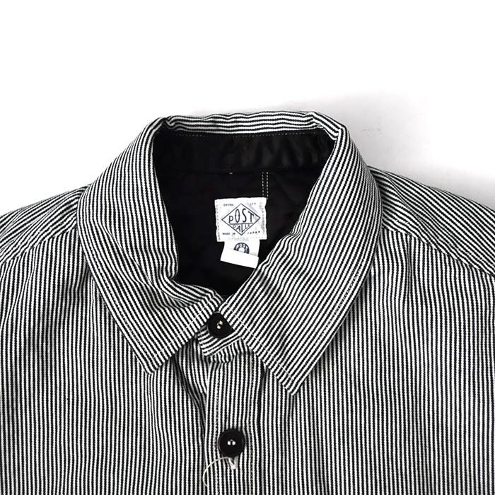 CRA90 HICKORY STRIPE JACKET POST O'ALLS / NAVY