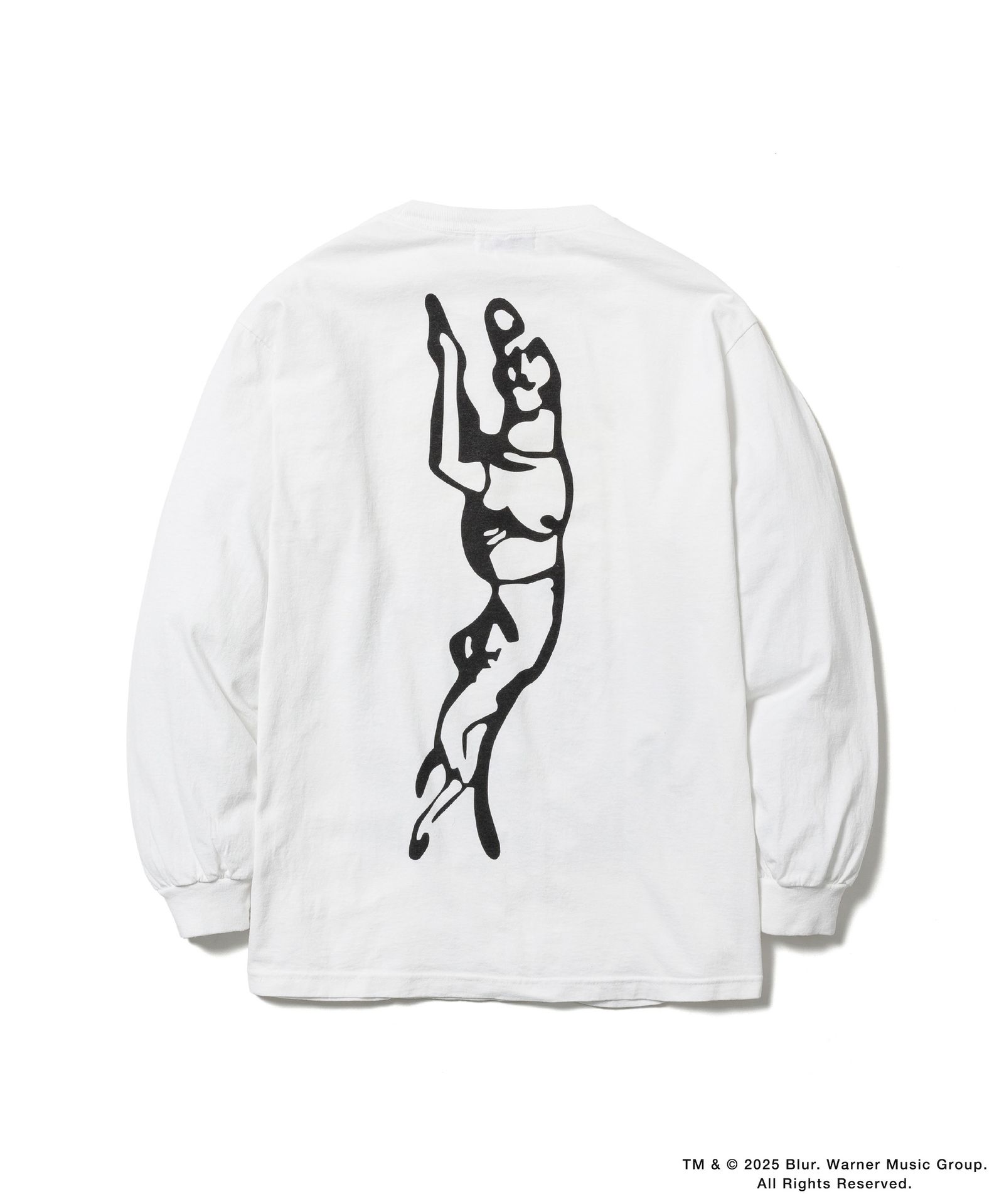 L/S TEE(xblur) / WHITE / blurコラボレーションロンティー