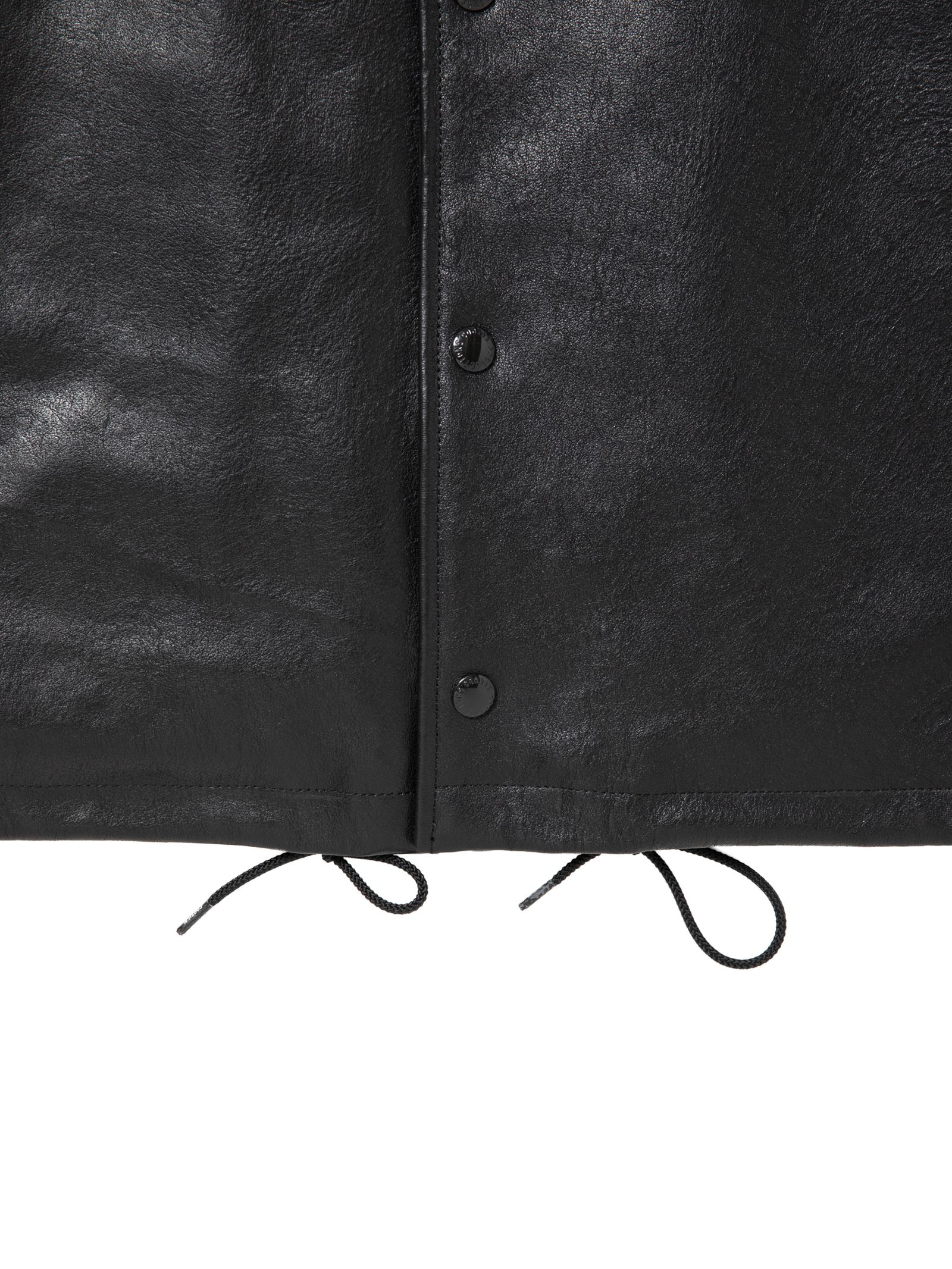 Sheepskin Coach Jacket / BLACK / レザージャケット