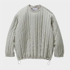 PERTEX UNLIMITED Quilted Crew Neck Pullover / GREGE