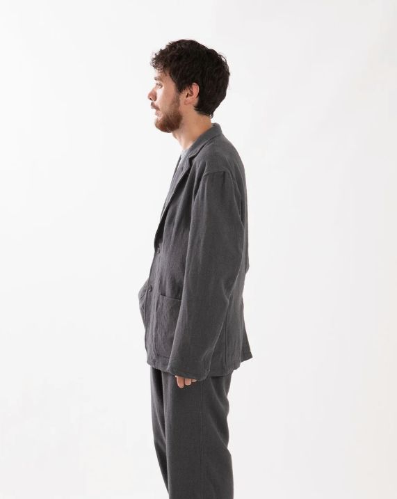 LABORER 4B JACKET WOOL COTTON TWILL / HEATHER CHARCOAL / 4ボタンジャケット