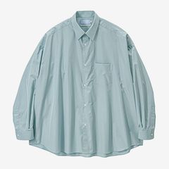 ALUMO for GP L/S Oversized Regular Collar Shirt / Smoke Blue
