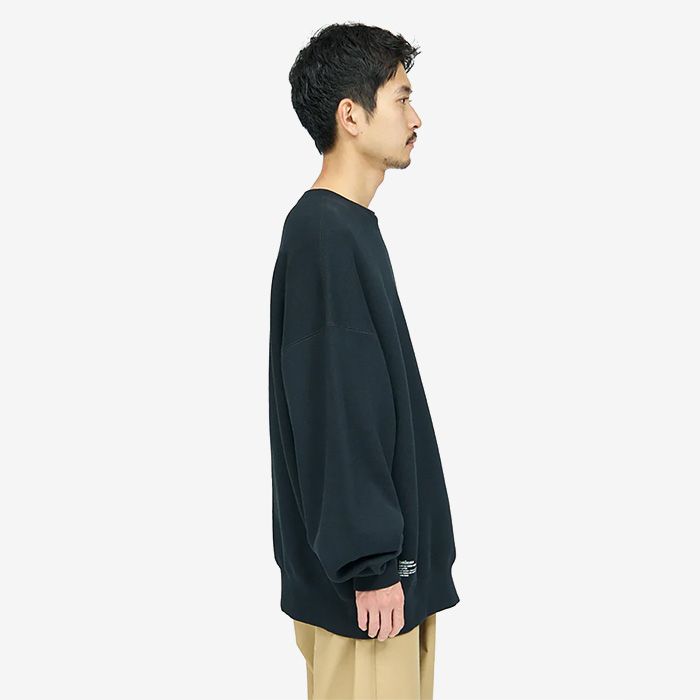 HEAVY OZ CREW NECK SWEAT / BLACK