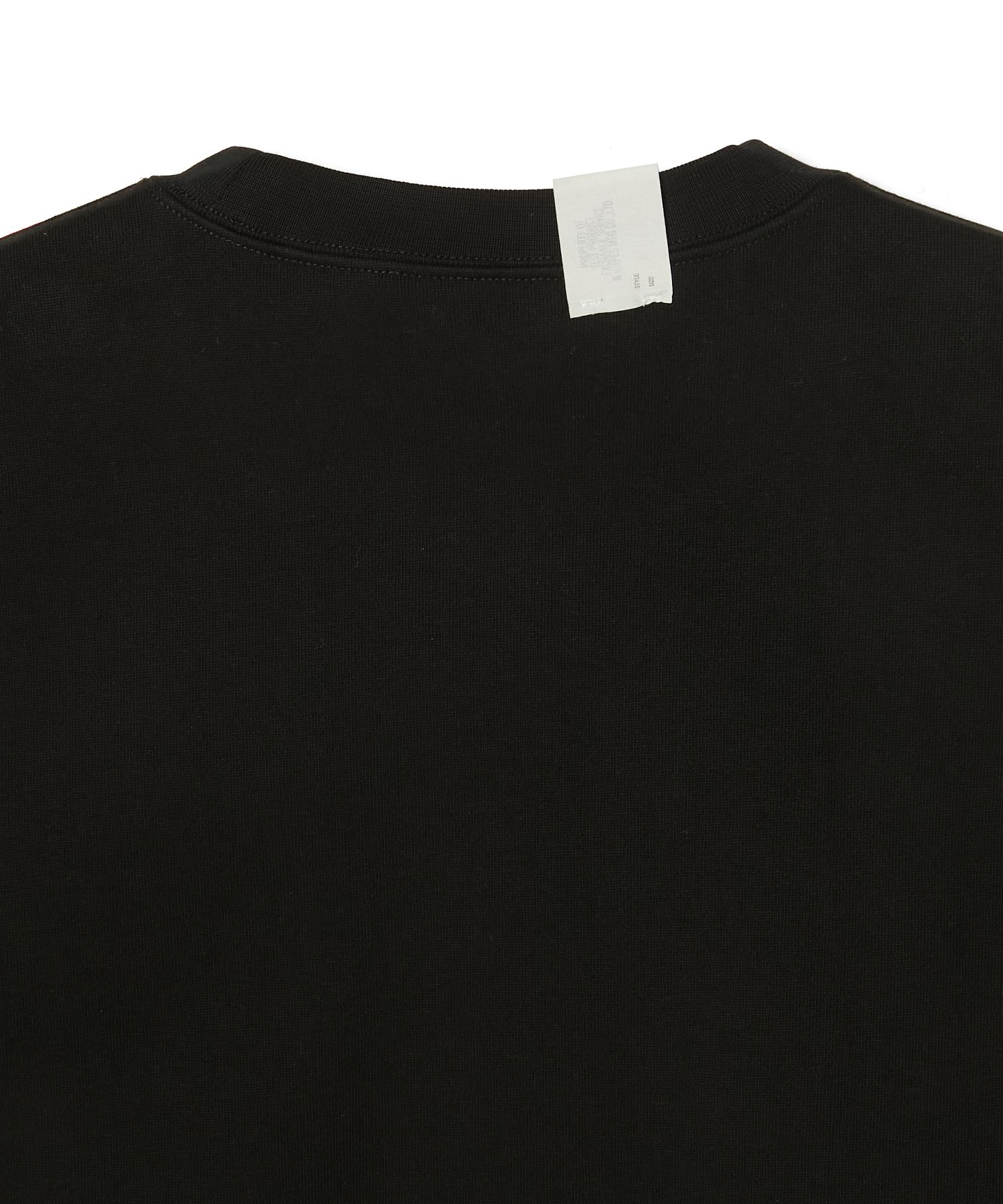9262-CS81 / CREWNECK SWEATSHIRT / BLACK / クルーネック スウェット